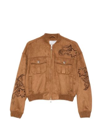 Ermanno Scervino bomberjack van su&egrave;deleer met effect