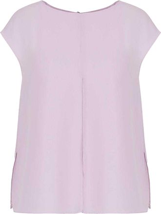 Emporio Armani Dames/Dames Effen Top (Lila)