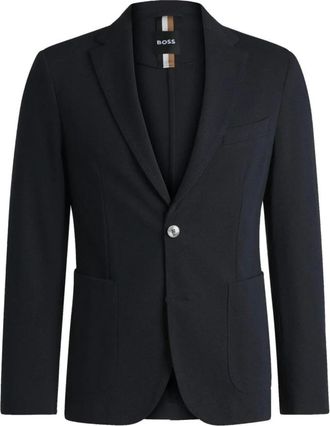 HUGO BOSS Blazers, male, Blue, L, Navy Jacket C-Hanry-J-252