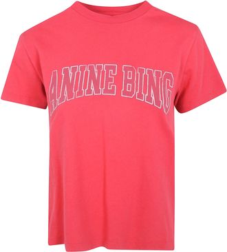 Anine Bing T-Shirt Red Shelley Tee