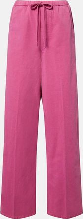 Citizens Of Humanity Aurora cotton and linen wide-leg pants