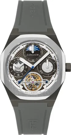Earnshaw Drake Automatic Grey Dial Mens Watch ES-8315-06