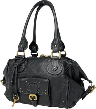 Chlo&eacute; Pre-owned Handbags, female, Black, Size: ONE SIZE Pre-owned Handbag