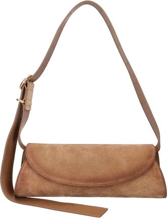 Jil Sander Suede Shoulder Bag