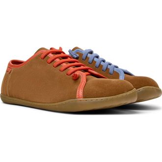 Camper Twins Mismatched Lace-Up Sneaker in Medium Brown at Nordstrom Rack, Size 39