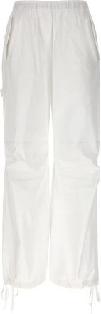 Nude Cargo Broeken - Dames - Straight fit broeken - Wit - XS - Katoen - Broeken