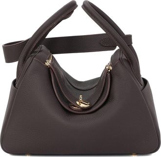 Tiffany & Fred Pebbled Leather Top-Handle Bag