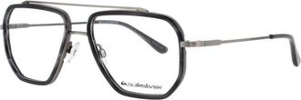 Quiksilver Mens Gunmetal Rectangular Eyeglass Frames Qs1016
