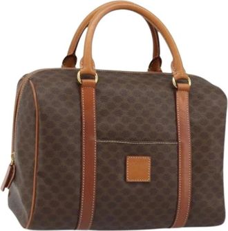 Celine Pre-owned Vintage Boston Tas - Dames - Vintage Handtas - Bruin - ONE Size - Leer - Vintage