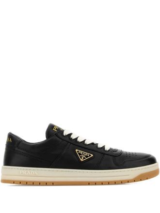 Prada Downtown nappa leren sneakers - Zwart