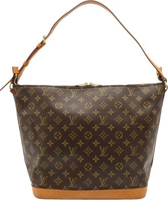 Louis Vuitton Brown Monogram Canvas Shoulder Bag (Authentic Pre-Loved)