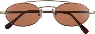 BP. Retro Oval Sunglasses in Gold at Nordstrom
