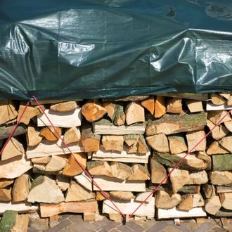 Nature B&acirc;che A Bois De Chauffage 5x6 M Pe Vert