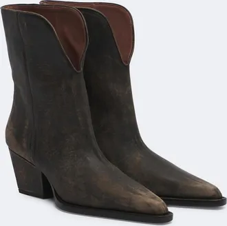 PARIS TEXAS Jane leather cowboy boots