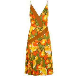 Trussardi yellow Silk Women Womens Dress