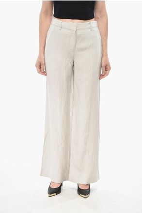 The Row Straight-Fit NOXY Silk-Blend Pants size 42