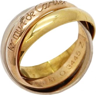 Cartier Yellow Gold (18K) Pink Gold (18K) White Gold (18K) Band Ring (Pre-Owned)