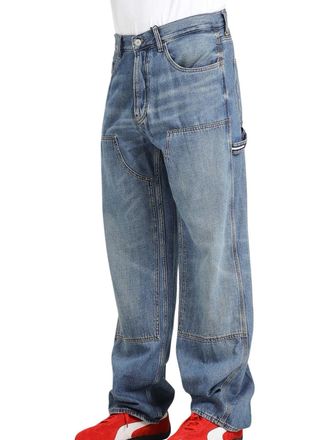 Tommy Jeans Blue Cotton Straight Jeans