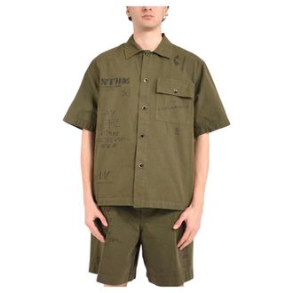 Nine In The Morning Short Sleeve Shirts, male, Green, Size: 2XL Short Sleeve Shirt