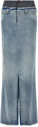 Maison Margiela Multicolor Cotton Mini Womens Skirt