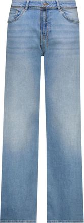 Monari Elegante Wide Leg Jeans - Dames - Regular Fit Jeans - Blauw - S - Katoen - Jeans