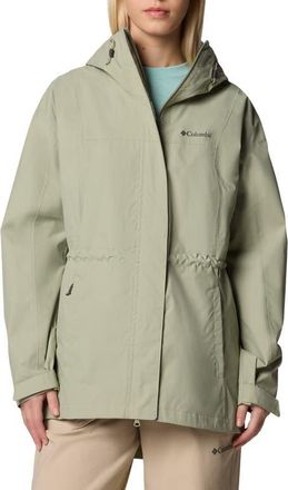 Columbia Hikebound II Long Waterproof Jacket in Safari at Nordstrom, Size Xx-Large