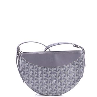 Goyard Hirondelle Shoulder Bag Coated Canvas and Leather