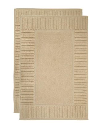 Alexis Alexis Antimicrobial Oxford Bath Mat, Pack Of 2