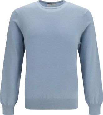 PIACENZA 1733 Maglione Girocollo in Cashmere - - Knitwear - Uomo - Blu - L