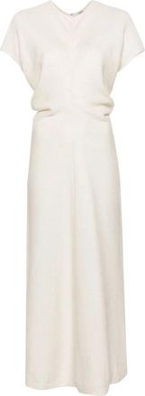Toteme Witte Jurk Collectie - Dames - Maxi kleedjes - Wit - XS - Kleedjes