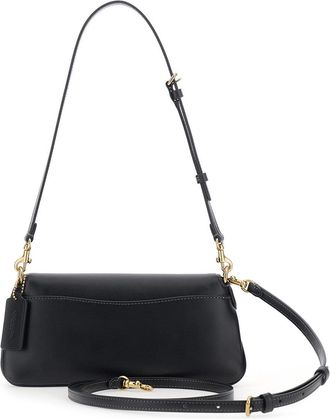 Coach Womens Shoulder Bag Jet Black Leather Cow