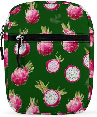 Generic Dragon Fruit Trendy Crossbody Bag for Men Women Small Satchel Men Sling Adjustable Shoulder Strap Messenger
