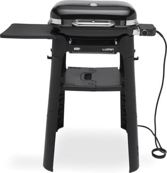 Weber Barbacoa El&eacute;ctrica Weber Lumin Con Soporte Negro C&oacute;d. 92010853