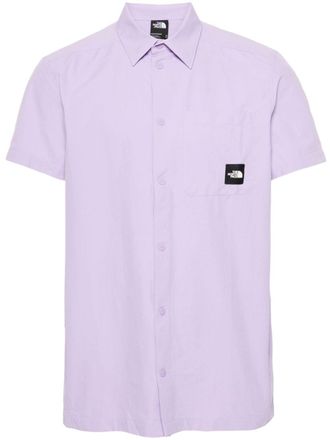 The North Face Murray logo-patch shirt - Purple