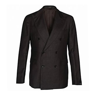 Tagliatore Kostuums, Heren, Bruin, XL, Wol, Vesuvio Suit