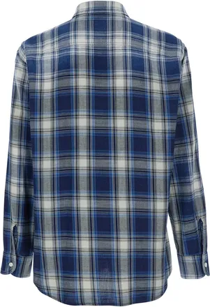 Dsquared2 Mens Blue Cotton Shirt With Classic Collar