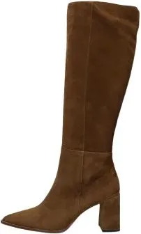 Notre-V 94894 Over-knee Laarzen - Dames - Schoenen - Bruin - Maat: 40 EU Leer