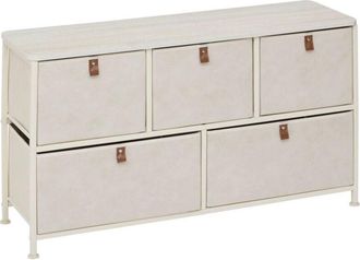 5five Simply Smart Cassettiera tissa beige, 5 cassetti - 5five