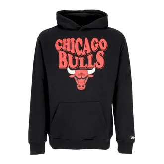 New Era Chicago Bulls Script Hoodie Black/Red - male - New Era - Hoodies - Black - 2XL - Sweatshirts & Hoodies