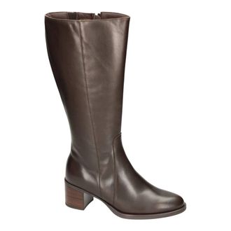 PieSanto 265450 Laars met hak - Dames - Schoenen - Bruin - Maat: 39 EU Leer
