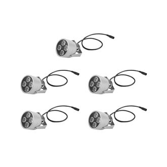 OEM 5x 4 Led Infrarrojos Matriz Impermeable Iluminador Ir De Visi&oacute;n Nocturna Luz De Relleno 12v Para C&aacute;mara De Seguridad