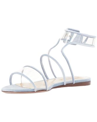 Valentino Womens Velvet Strappy Sandal (Authentic Pre-Loved)