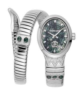 Roberto Cavalli Womens Snake Women Stainless Steel watch - Silver - One Size