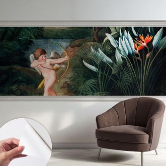 Tulup Fotomurale Adesivo Stickers - Per Camera Da Letto - Per Corridoio - Decorazione Casa Moderna Grazioso Amorino 250x104 Cm