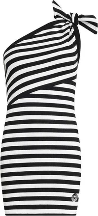 Patou One-Shoulder Mini Dress