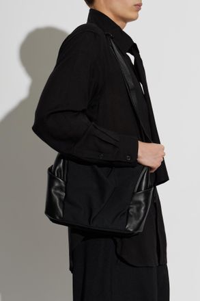 Yohji Yamamoto Bag Made Of Combined Materials, Mens, Black