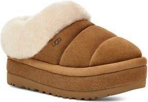 UGG Tazzlita Genuine Shearling Trim Platform Slipper in Che at Nordstrom Rack, Size 10
