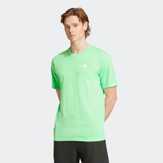 adidas T-Shirt ADIDAS PERFORMANCE TR-ES FR T, Herren, Gr. 3XL, weiss (lime burst, wei&szlig;), Obermaterial: 70% Polyester, 30% Baumwolle, normal, Rundhals, Shirts