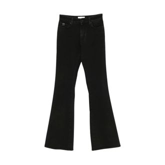Jacob Cohen Flared Jeans - Dames - Jeans - Zwart - Maat: W26 Denim
