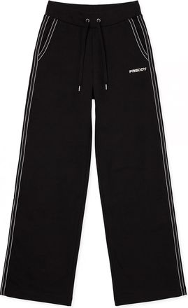 Freddy Pantaloni sportivi comfort a gamba ampia con bande perlate